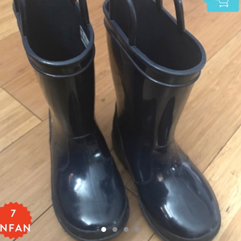 Navy Toddler Rain Boots